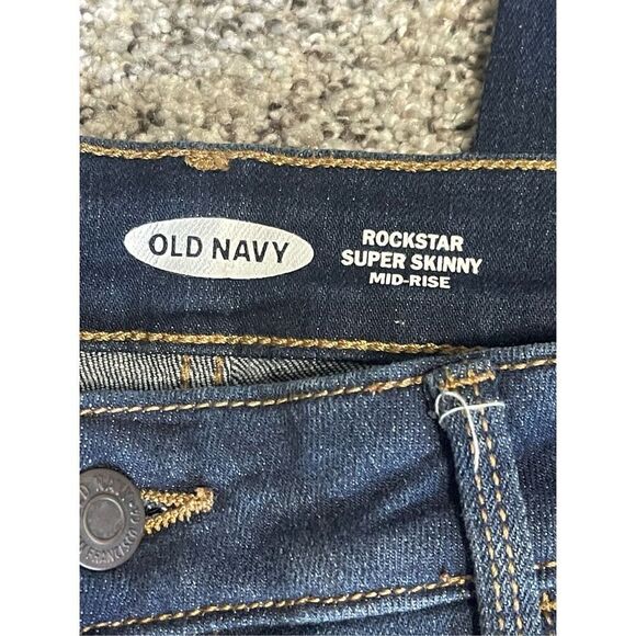 ❤️Old Navy Rock Star Super Skinny Jeans 8L - Picture 4 of 7